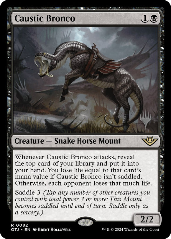 Caustic Bronco (paquete promocional) [Promociones de Outlaws of Thunder Junction] 