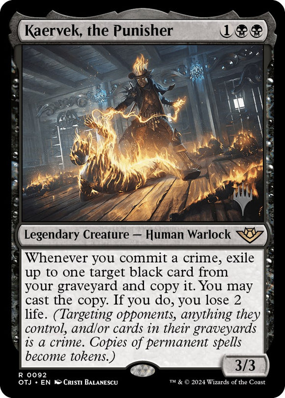 Kaervek, el Castigador (paquete promocional) [Promociones de Outlaws of Thunder Junction] 