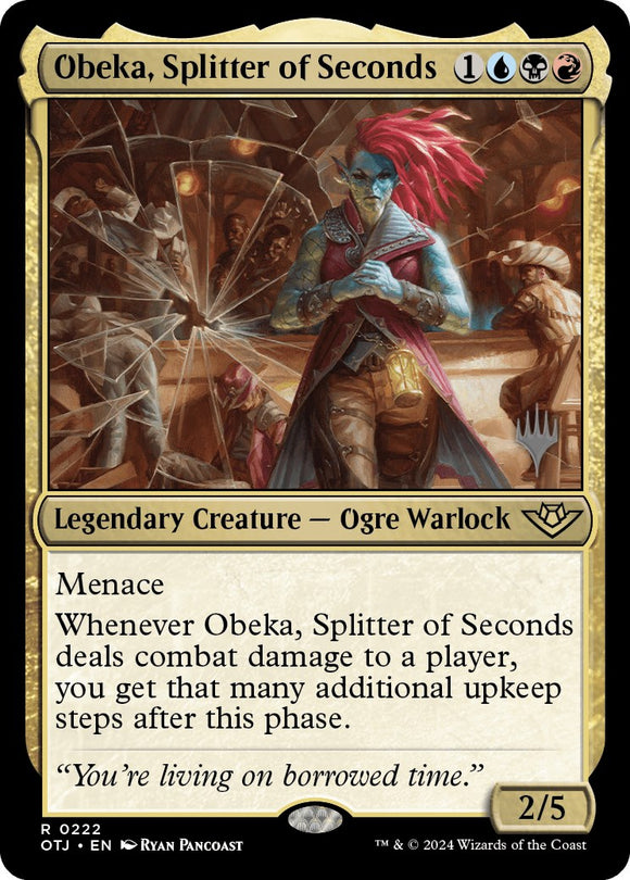 Obeka, divisor de segundos (paquete promocional) [Promociones de Outlaws of Thunder Junction] 