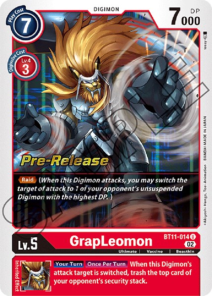GrapLeomon [BT11-014] [Promociones previas al lanzamiento de la fase dimensional] 