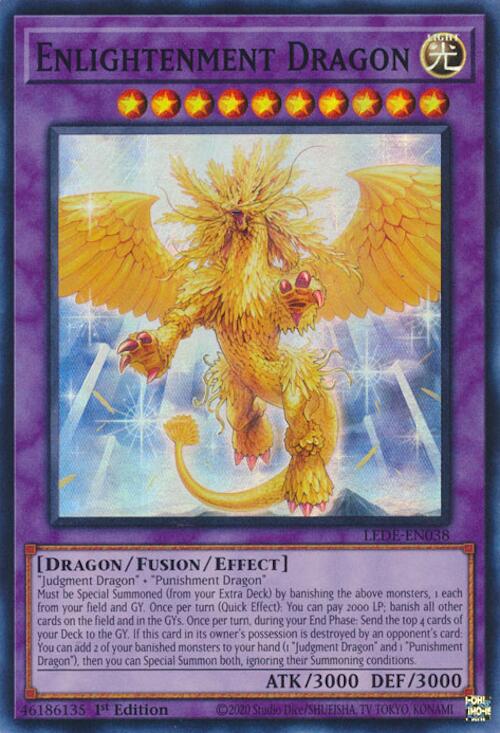 Dragón de la Iluminación [LEDE-EN038] Súper raro 