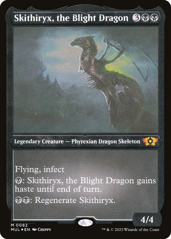 Skithiryx, el dragón de la plaga (lámina grabada) [Multiverse Legends] 