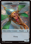 Phyrexian Germ // Thopter Double-Sided Token [Secrets of Strixhaven Commander Tokens]-2