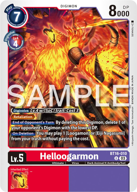 Helloogarmon [BT16-010] [Observador principiante] 