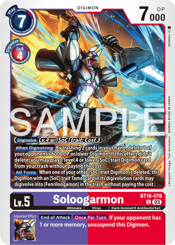 Soloogarmon [BT16-076] [Observador principiante] 