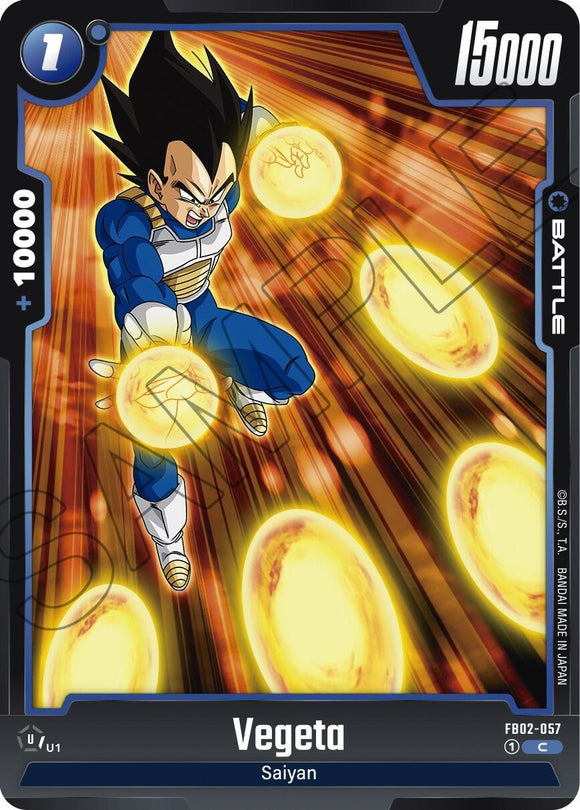 Vegeta (FB02-057) [Aura llameante] 