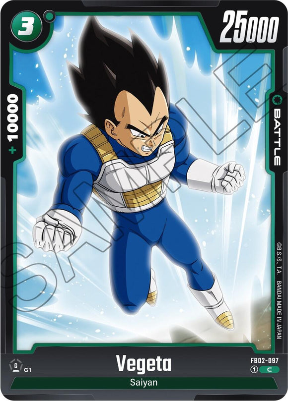 Vegeta (FB02-097) [Aura llameante] 
