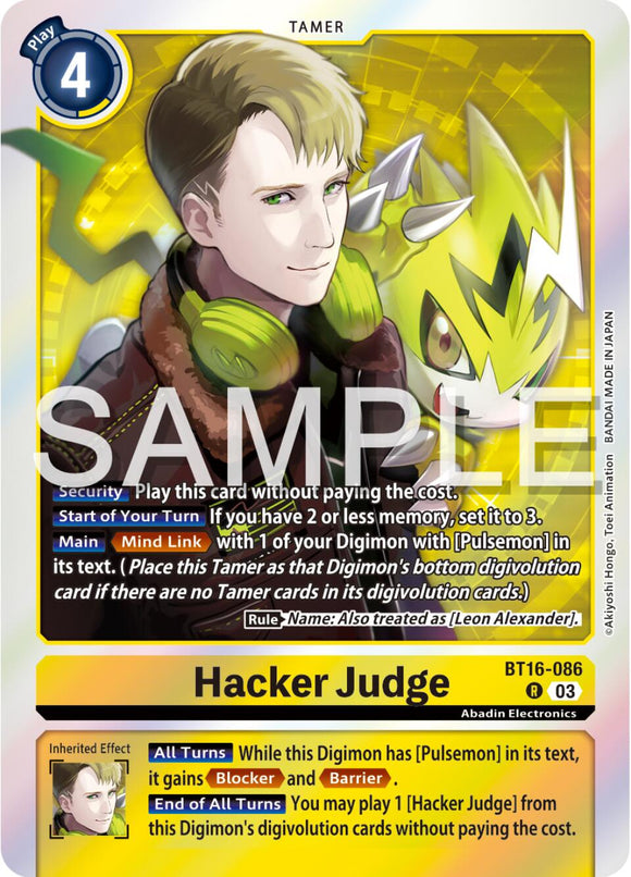 Hacker Judge [BT16-086] [Observador principiante] 