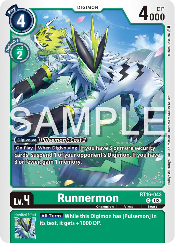 Runnermon [BT16-043] [Observador principiante] 