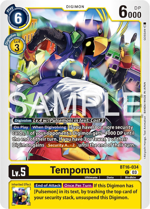 Tempomon [BT16-034] [Observador principiante] 