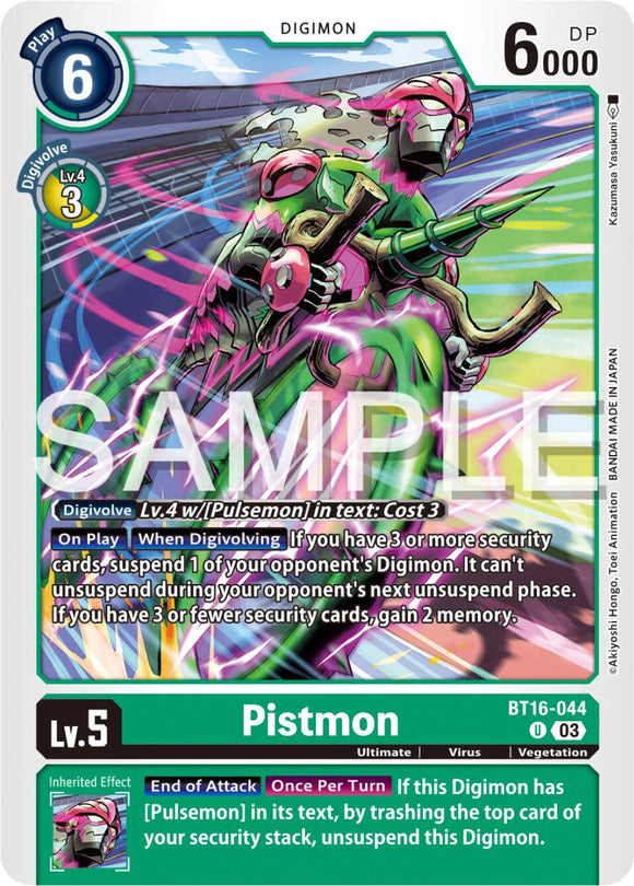 Pistmon [BT16-044] [Observador principiante] 