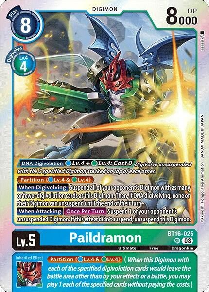 Paildramon [BT16-025] [Observador principiante] 
