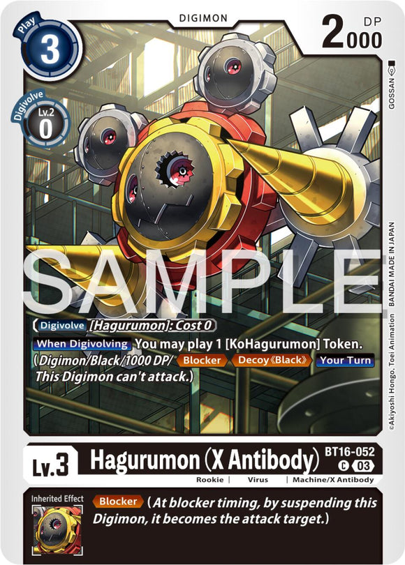 Hagurumon (Anticuerpo X) [BT16-052] [Observador principiante] 