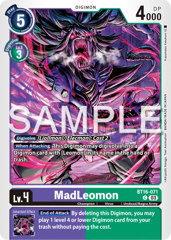 MadLeomon [BT16-071] [Observador principiante] 