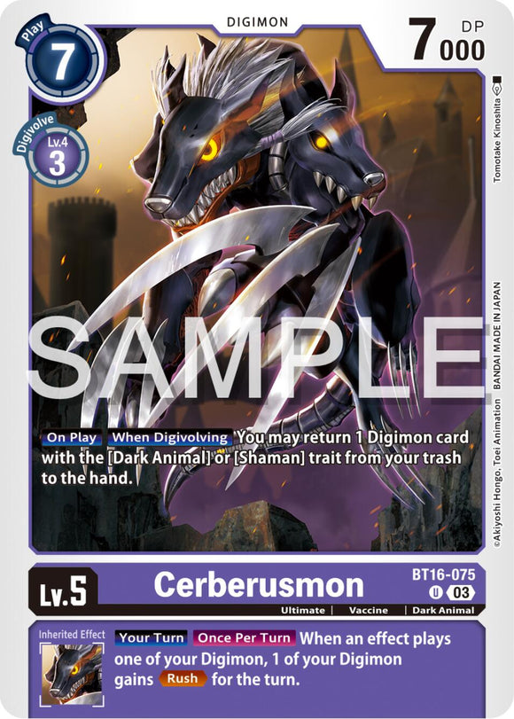 Cerberusmon [BT16-075] [Observador principiante] 
