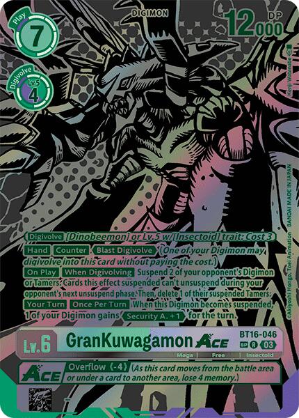 GranKuwagamon Ace [BT16-046] (Arte alternativo) [Observador principiante] 
