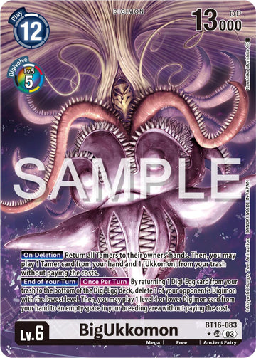 BigUkkomon [BT16-083] (Arte alternativo) [Observador principiante] 