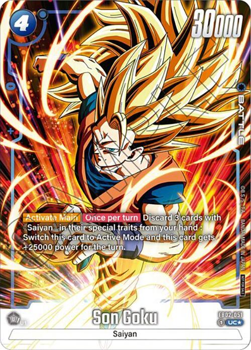 Son Goku (FB02-051) (Paquete de torneo -Ganador- 02) [Tarjetas de torneo de Fusion World] 