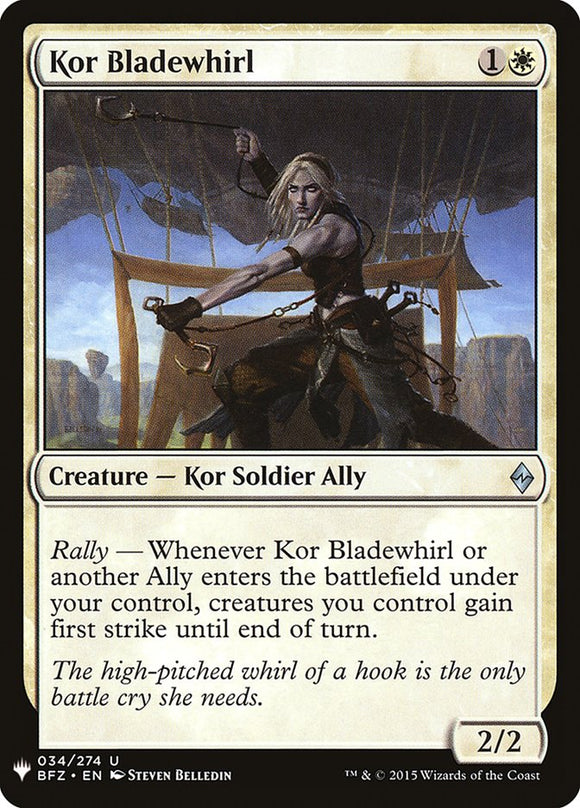 Kor Bladewhirl [Refuerzo misterioso] 