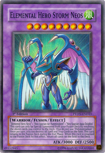 Héroe elemental Tormenta Neos [PTDN-EN043] Súper raro 