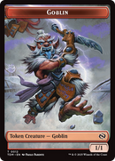 Goblin // Warrior Double-Sided Token [Tarkir: Dragonstorm Tokens]-1