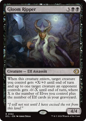 Gloom Ripper [Lorwyn Eclipsed]