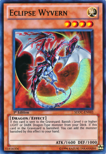 Wyvern Eclipse [SDDC-EN003] Súper raro 