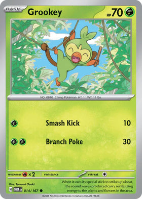 Grookey (014/167) [Scarlet &amp; Violet: Mascarada del crepúsculo] 
