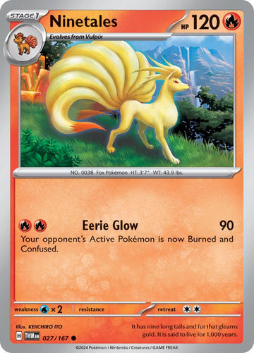 Ninetales (027/167) [Scarlet &amp; Violet: Mascarada del Crepúsculo] 