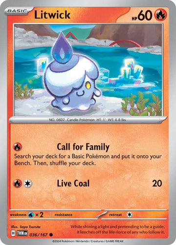 Litwick (036/167) [Scarlet &amp; Violet: Mascarada del crepúsculo] 