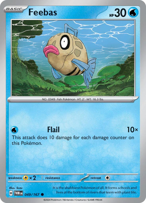 Feebas (049/167) [Scarlet &amp; Violet: Mascarada del crepúsculo] 