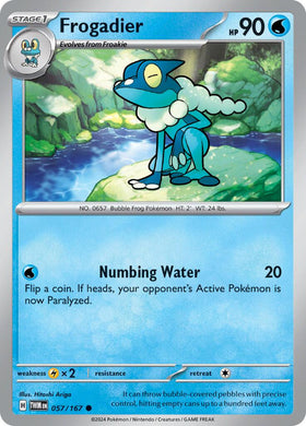 Frogadier (057/167) [Scarlet &amp; Violet: Mascarada del crepúsculo] 