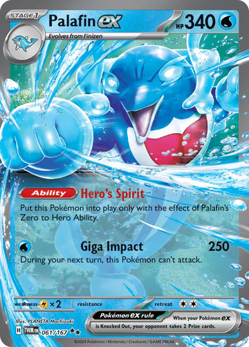 Palafin ex (061/167) [Scarlet &amp; Violet: Mascarada del Crepúsculo] 