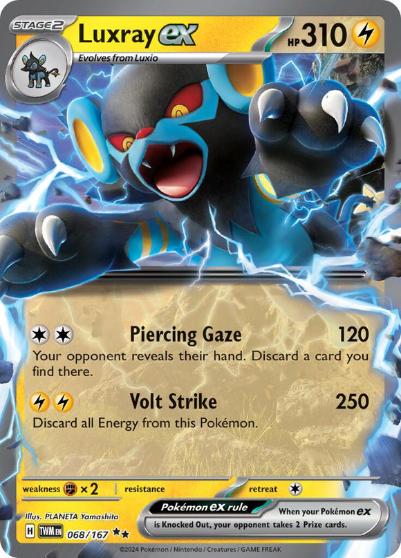 Luxray ex (068/167) [Scarlet &amp; Violet: Mascarada del crepúsculo] 