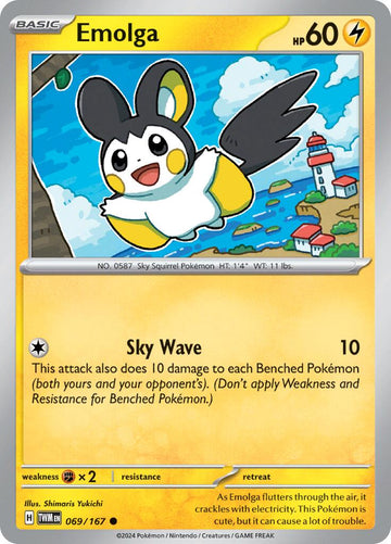 Emolga (069/167) [Scarlet &amp; Violet: Mascarada del Crepúsculo] 