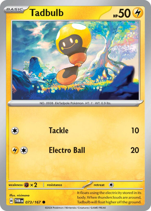 Tadbulb (073/167) [Scarlet &amp; Violet: Mascarada del crepúsculo] 