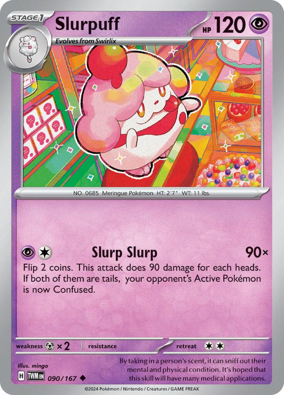 Slurpuff (090/167) [Scarlet &amp; Violet: Mascarada del crepúsculo] 