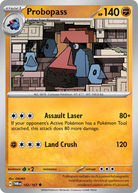 Probopass (102/167) [Scarlet &amp; Violet: Mascarada del crepúsculo] 