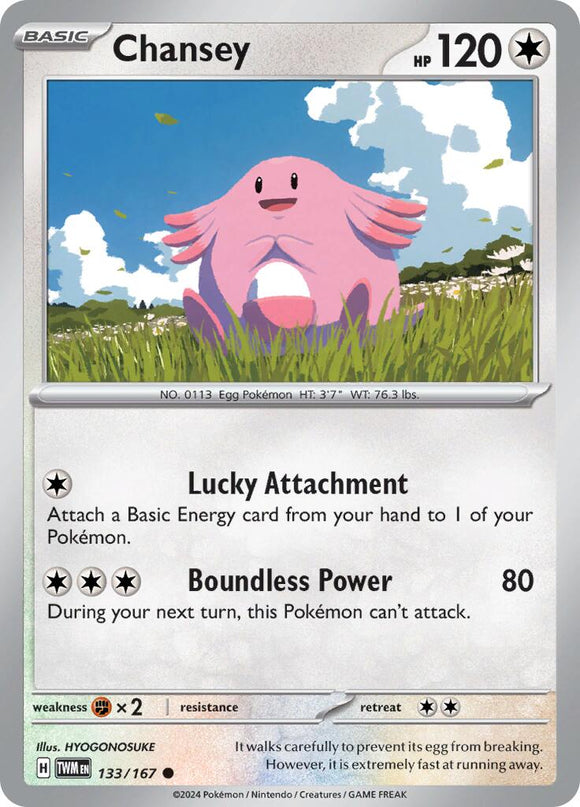 Chansey (133/167) [Scarlet &amp; Violet: Mascarada del crepúsculo] 