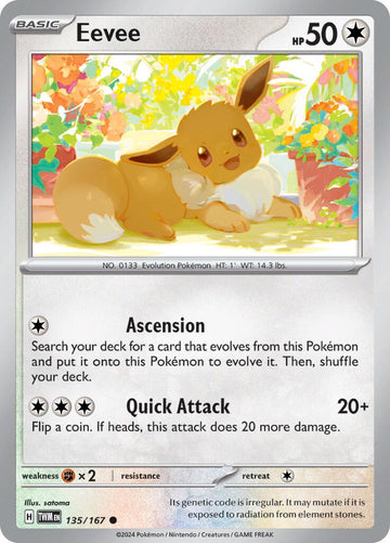 Eevee (135/167) [Scarlet &amp; Violet: Mascarada del Crepúsculo] 