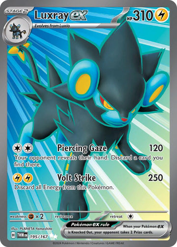 Luxray ex (195/167) [Scarlet &amp; Violet: Mascarada del crepúsculo] 
