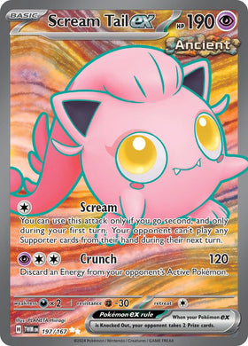 Scream Tail ex (197/167) [Scarlet &amp; Violet: Mascarada del Crepúsculo] 