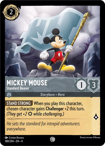 Mickey Mouse - Portaestandarte (188/204) [El regreso de Úrsula] 