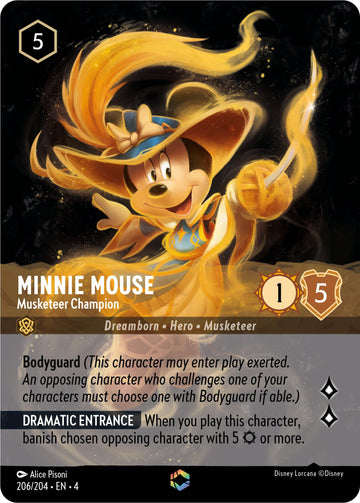 Minnie Mouse - Campeona Mosquetera (Encantada) (206/204) [El regreso de Úrsula] 