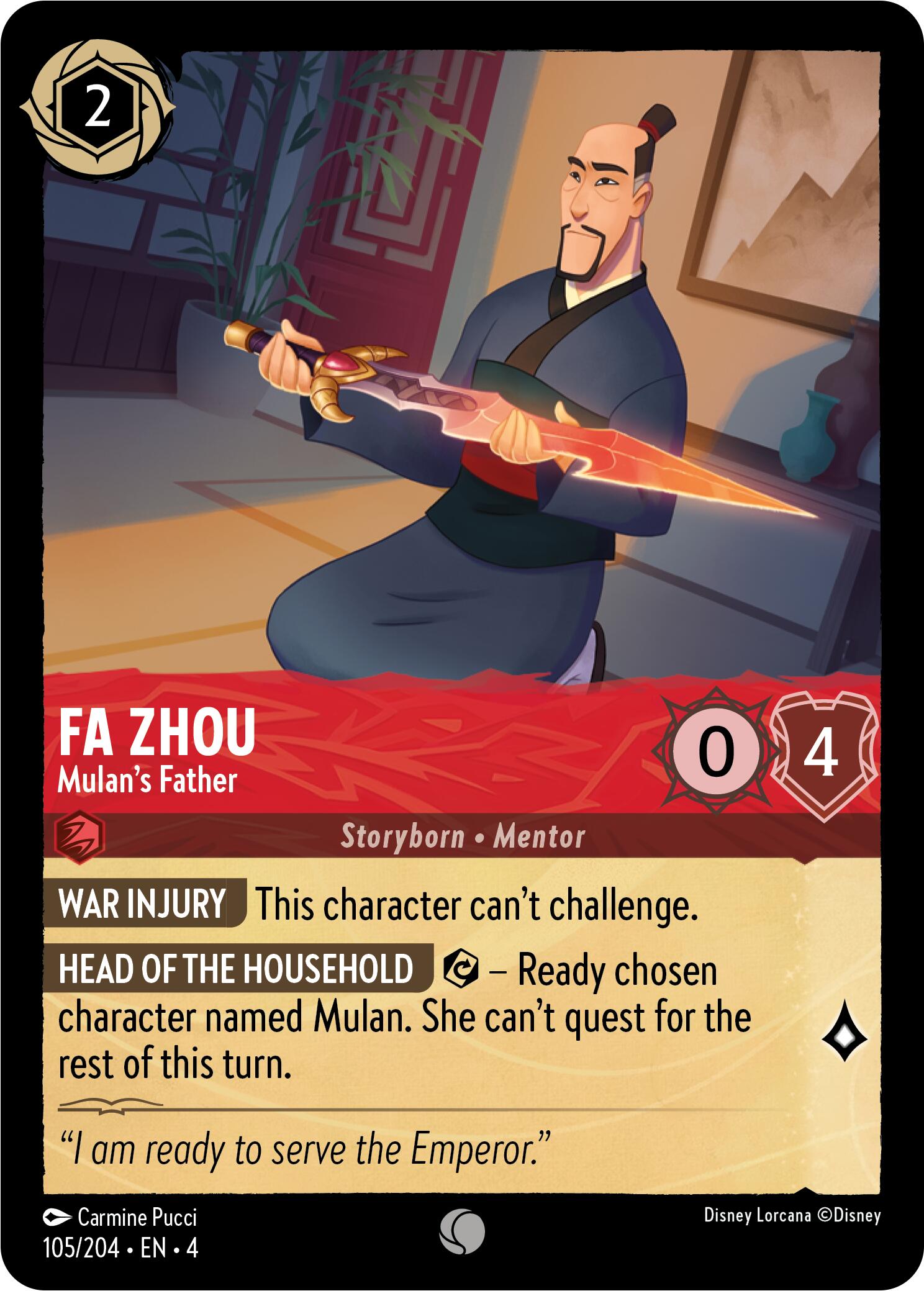 Fa Zhou - El padre de Mulan (105/204) [El regreso de Úrsula] 