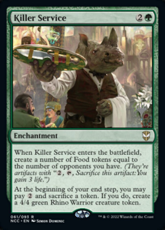 Killer Service (paquete promocional) [Promociones de Commander de Streets of New Capenna] 