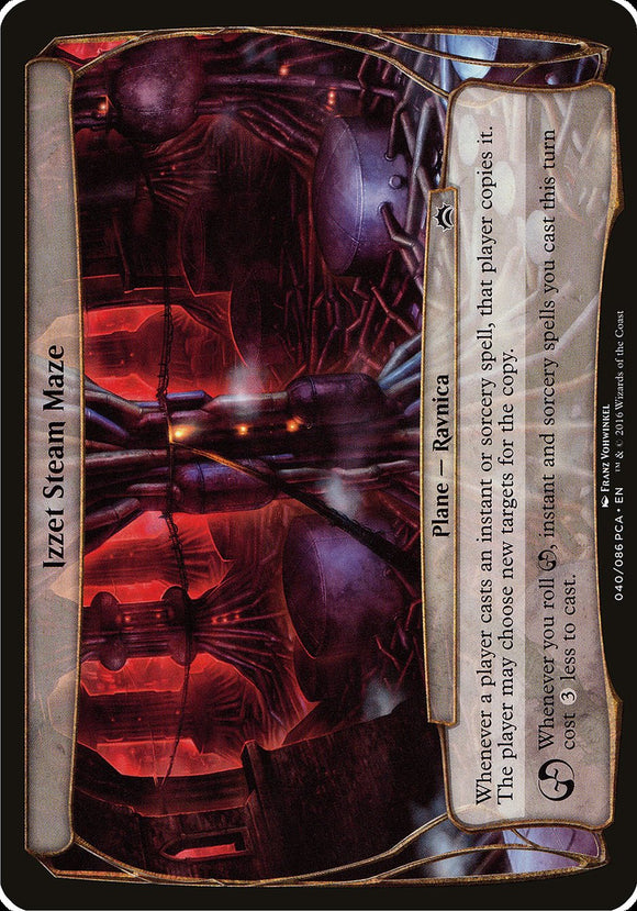 Laberinto de vapor Izzet (aviones) [Antología de aviones Planechase] 