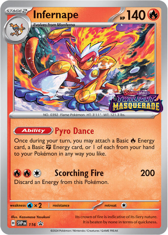 Infernape (116) [Scarlet &amp; Violet: promociones de Black Star] 
