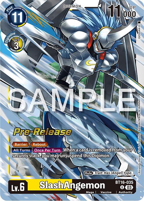 SlashAngemon [BT16-035] [Promociones previas al lanzamiento de Beginning Observer]
