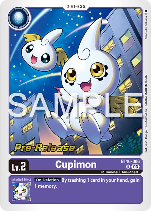 Cupimon [BT16-006] [Promociones previas al lanzamiento de Beginning Observer] 